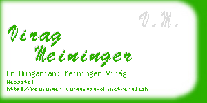 virag meininger business card